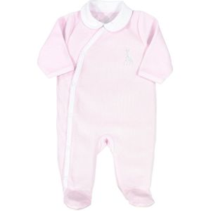 Sophie de giraf - boxpakje - met kraagje - velours - roze - 3 Maanden - 60 cm