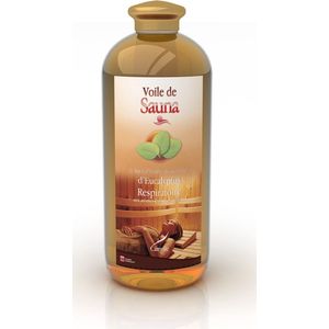 Camylle - Voile de Sauna Eucalyptus - Fragrances based on Pure and Natural Essential Oils for Sauna - Respiratory with fresh penetrating aromas - 1000ml