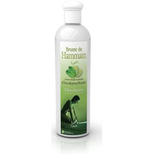 BRUME DE HAMMAM - Turkse badgeur, munt/eucalyptus, verfrissend. Fles van 250 ml.