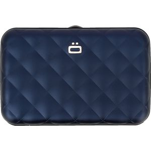 Ögon Quilted Button Navy-Blue