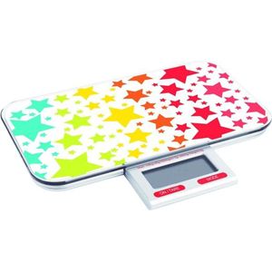 Pebbly - Keukenweegschaal, Slim, 23 cm, Sterren - Pebbly
