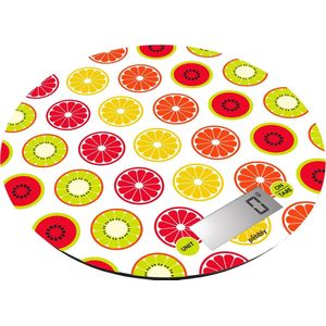 Pebbly - Rond - Weegschaal - Geel - Aluminium - Digitaal