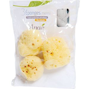 Menstruatiesponsjes 6-7cm - 3 st.