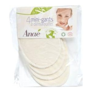 Anae Make up verwijder handschoen wasbaar katoen 4st.