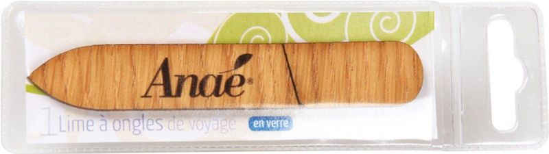 Nagelvijl - Glas - Klein - 1 Stuk - Houten Opbergdoosje