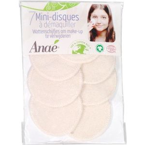 Wattenschijfjes - Mini - Biologisch Katoen - 7 Stuks