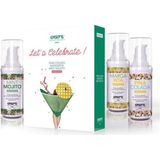 Exsens Let's Celebrate - Erotische Geschenkset – 3x30ml Massageolie – Pina Colad