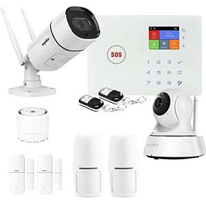 Alarmset voor thuis, draadloos, wifi en GSM Amazone en 2 wifi-camera's – Lifebox – KIT11