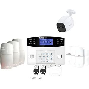 LIFEBOX - LBXEvolutionx2animalKC1 – alarmsysteem voor huis of woning, draadloos, GSM, en draadloze camera, Lifebox, Evolution Dier, 10 stuks, wit