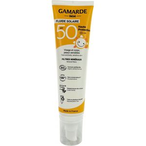 Gamarde Bébé Sun Care Fluid SPF50 Hoge Bescherming Organisch 100 ml
