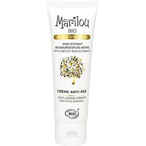 Marilou Bio - Anti-aging gezichtscrème – 100% natuurlijke vochtinbrengende crème met biologische arganolie en sheaboter uit de Argan-serie – alle huidtypes – gemaakt in Frankrijk – 50 ml