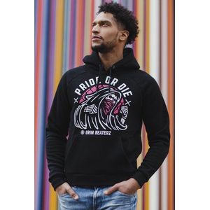 Pride or Die Hoody Sweater Grim Beaterz Zwart