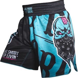 PRiDE or DiE Fightshort Z-CAMP 2.0 Zwart Blauw - XXL - Jeans Maat 38