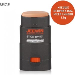 JEEWIN Sunblock Stick SPF 50+ - BEIGE | ook geschikt voor bescherming tattoo | 100% Minerale zonbescherming UVA+UVB | Koraal Safe