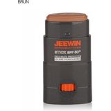 JEEWIN Zonweringstick voor gezicht en lippen, SPF 50+, bruin, 12 g