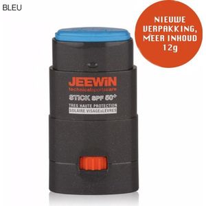 JEEWIN Sunblock Stick SPF 50+ - BLAUW  | ook geschikt voor bescherming tattoo | 100% Minerale zonbescherming UVA/UVB| Geen NANO en Microplastics | Trotse sponsor van Sportclub Only Friends