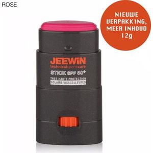 JEEWIN Sunblock Stick SPF 50+ - ROZE | ook geschikt voor bescherming tattoo | 100% Minerale zonbescherming UVA/UVB | Zonnebrand | Geen NANO en microplastics | Trotse sponsor van Sportclub Only Friends
