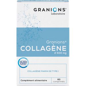 Collageen - 2500 mg - 60 Tabletten - Zeecollageen Type I - Frankrijk