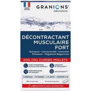 Granions Muscle Relaxer Strong 20 Tabletten