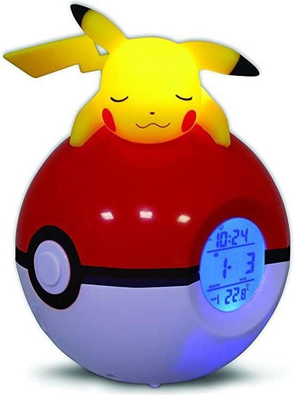 TEKNOFUN - Pikachu - Wekker - Pokébal - Lamp