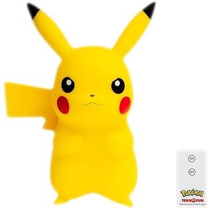 Teknofun - Pikachu 3D Pokemon ledlamp met afstandsbediening, 811372, geel