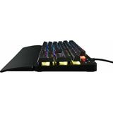 The G-Lab Keyz Illuminated Mechanisch FR Azerty Gaming Toetsenbord - Blue Switch - Wrist Rest