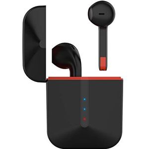 BE LIVE Bluetooth 5.0 TWS in-ear hoofdtelefoon, draadloze stereo-hoofdtelefoon, geïntegreerde microfoon, 9 uur batterijduur, led-oplaadtas, eenvoudige koppeling, compatibel met iPhone/Android
