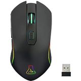 The G-Lab Kult Xenon Draadloze gamingmuis, oplaadbaar, gamingmuis, draadloos, hoge prestaties, 7200 dpi, RGB-led, 6 toetsen, speciale software, licht en snel, compatibel met PC PS4 PS5 Xbox - 2023
