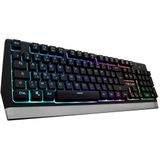 The G-Lab Keyz Tungsten Gaming-toetsenbord, draadloos, AZERTY, draadloos, ergonomisch, discreet, lange batterijduur, gaming-toetsenbord met achtergrondverlichting voor pc, PS4, PS5, Xbox One - nieuw