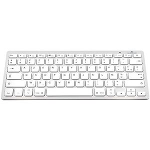 Bluestork Draadloos Bluetooth-toetsenbord voor MacBook Pro, MacBook Air, iPad, iPhone - Frans mini-Mac-toetsenbord, AZERTY, compact, ultradun, licht, stil - NIEUW 2024