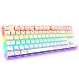 The G-Lab - Keyz Mercury TKL - Mechanisch Gamingtoetsenbord - Bekabeld - USB - AZERTY - Frans - Meerkleurige LED-achtergrondverlichting