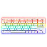 The G-Lab - Keyz Mercury TKL - Mechanisch Gamingtoetsenbord - Bekabeld - USB - AZERTY - Frans - Meerkleurige LED-achtergrondverlichting