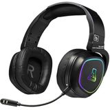 The G-Lab - Korp Promenthium - Draadloze gaming headset voor Ps4/Ps5/PC - Draadloze gaming headset met lage latentie - RGB-achtergrondverlichting - Gaming Headset Stereo Sound - New 2023