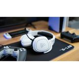 G-Lab - Korp Radium - Gaming Headset - Wit - Afneembare Microfoon, RGB Verlichting