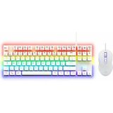 The G-Lab - Combo Mercury - Mechanisch Gaming Toetsenbord en Muis - Witte RGB - TKL - Franse AZERTY-lay-out