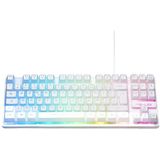 The G-Lab - Keyz Caesium TKL - Gaming-toetsenbord - Wit - 87 Toetsen - Bekabeld - RGB Achtergrondverlichting