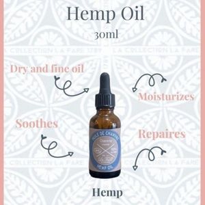 La Fare 1789 Natural organic hemp oil 30 ml