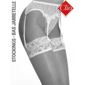 Clio lace top RHT stretch kousen voor jarretels Kleur Zwart