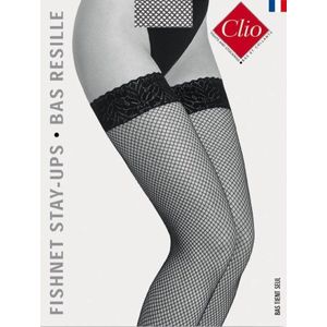 Clio Hold Ups - Fishnet - Hold Up Kousen - Sexy Chic - T2/3 - M/L - Zwart