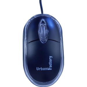 Urban Factory - BDM02UF - Muis - Zwart - Ambidextreuze USB Type-A Optische 800 DPI