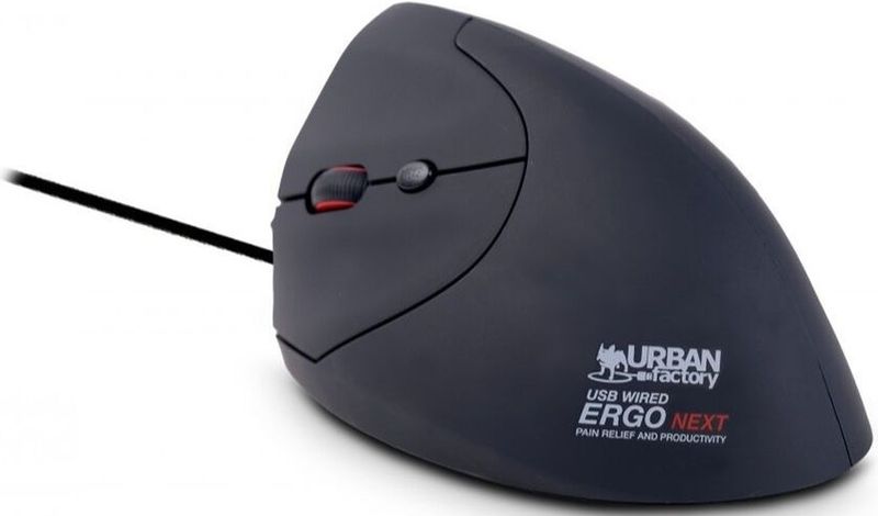 Urban Factory Ergo (Bedraad), Muis, Zwart