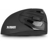 Urban Factory - Draadloze Ergo - Muis - Zwart - Ergonomisch - Draadloos