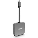 Urban Factory - Tcm05uf Hub - USB-C Mobiel Station - Zwart - Compact