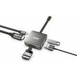 Urban Factory - Tcm05uf Hub - USB-C Mobiel Station - Zwart - Compact