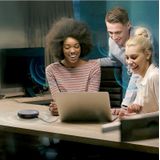 Urban Factory - MOVEE - Bedraad - Zwart, Grijs - USB Conferentieluidspreker