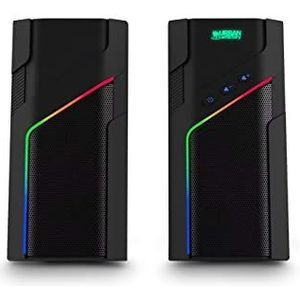 Urban Factory Haut-parleurs stéréo BT 5, Bluetooth luidspreker, Zwart