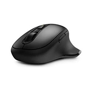 Urban Factory - Onlee Pro - Draadloze Muis - Zwart - Oplaadbare 300 mAh Batterij, Instelbare Resolutie 800-1600 DPI