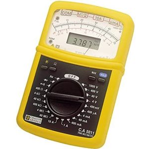 Chauvin Arnoux - c.a 5011 Hand-Multimeter analog, digital cat iv 600 v, cat iii 1000 v Anzeige (Coun