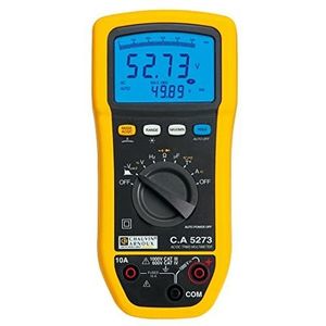 Chauvin Arnoux C.A 5273 Multimeter Digitaal Spatdicht (IP54) CAT III 1000 V, CAT IV 600 V Weergave (counts): 6000
