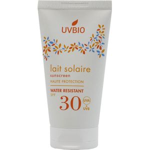 UVBIO - Zonnemelk SPF 30 - 100% Natuurlijk - Biologisch - Veganistisch